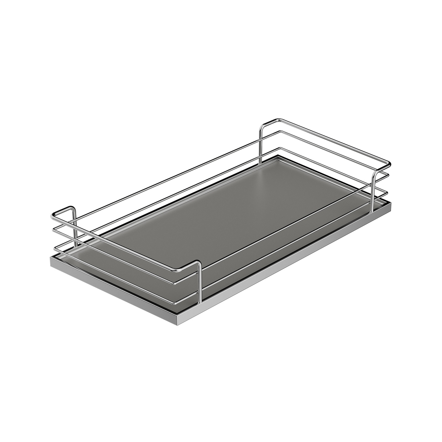 Полка Комфорт II 400 мм Арена КЛАССИК цвет ХРОМ